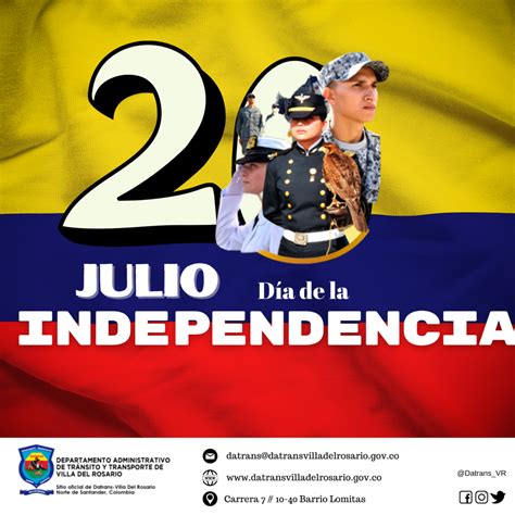 DIA DE LA INDEPENDENCIA DE COLOMBIA – Datrans