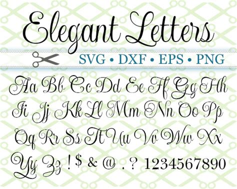 ELEGANT SCRIPT SVG FONT Handwriting Fonts, Improve Handwriting, Penmanship, Fancy Fonts Alphabe ...