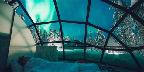 A hotel in Finland has glass igloos to watch the Northern Lights - Business Insider