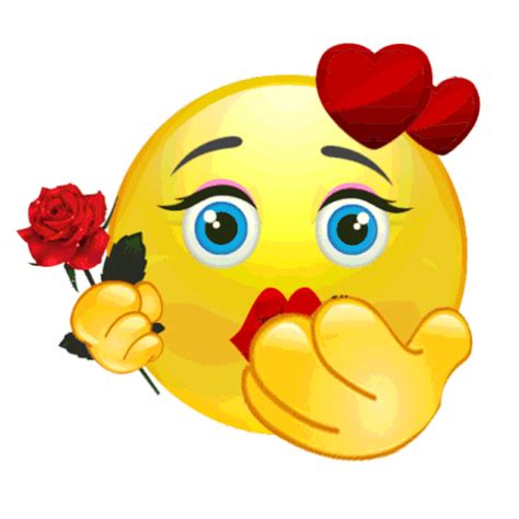 Smiley Rose GIF - Smiley Rose Kiss - Discover & Share GIFs