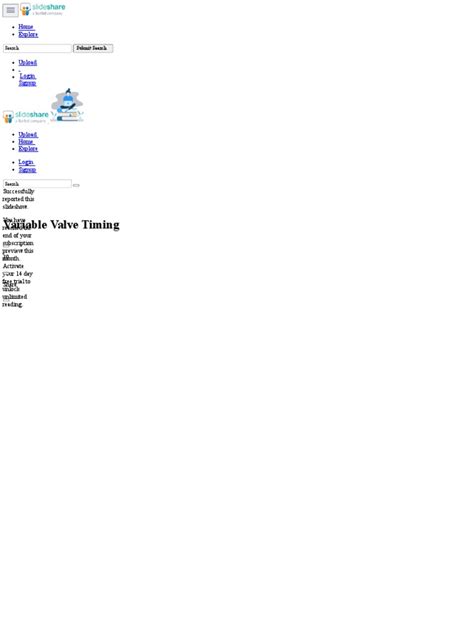 Variable Valve Timing | PDF | Engines | Machines