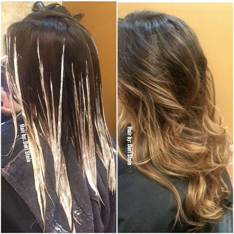 Balayage hair. Balayage hair application. Balayage hair color with Olaplex. #Olaplex #Balayage ...