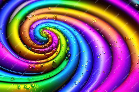 Premium AI Image | Rainbow Splash Background