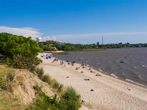 Beach In Colonia Del Sacramento Uruguay Stock Photo - Download Image ...