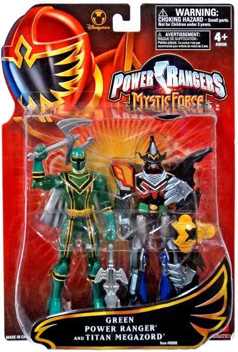 Power Rangers Mystic Force Green Power Ranger and Titan Megazord ...