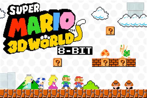 8 Bit Super Mario 3D world Wallpaper by GreenMachine987 on DeviantArt