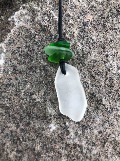 Beach Glass Jewelry, Beach Glass Necklace, Beach Glass Pendant ...