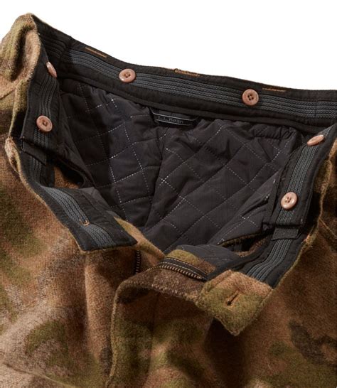 Men's Maine Guide Wool Pants with PrimaLoft, Camouflage