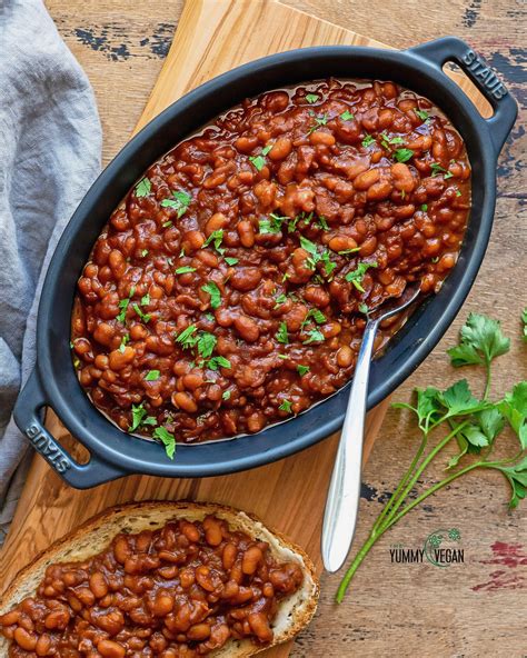 Baked Beans on Toast — The Yummy Vegan