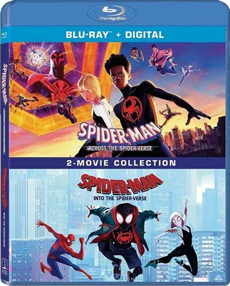 SPIDERMAN ACROSS THE SpiderVerse + Into The SpiderVerse New Blu-ray ...