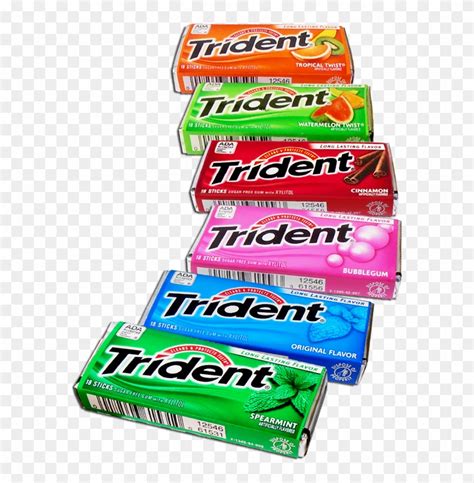 Trident Gum Flavors, HD Png Download - 592x791(#665973) - PngFind