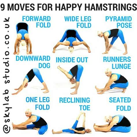 Hamstring stretches Yoga Breathing Exercises, Stretching Exercises, Yoga Stretches, Fitness Del ...