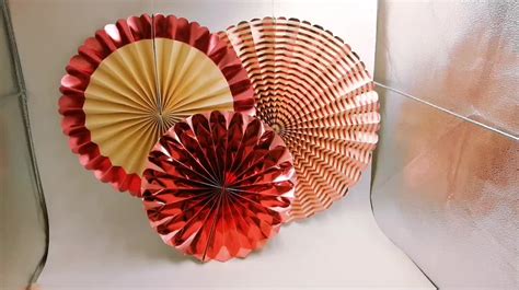 Paper Fans Decorations Colorful Party Fans With Party Hanging Fans Set For Wedding - Buy ...