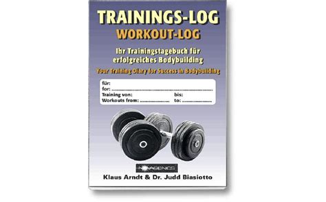 Trainings-Log, Klaus Arndt, Trainignstagebuch, Bücher