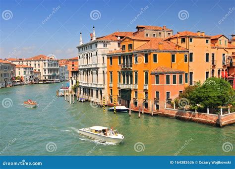Famous Water Street Grand Canal in Venice Italy Stock Photo - Image of rialto, venice: 164382636