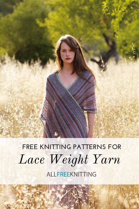 24 Free Lace Weight Yarn Knitting Patterns | Lace weight yarn, Knitting patterns, Poncho ...