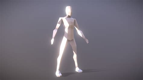 Proportional Low Poly Man | FREE Download | - Download Free 3D model by Robin Butler ...