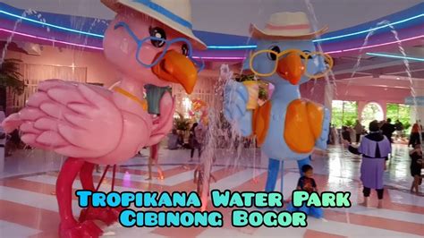 Tropikana Water Park Cibinong Bogor (kolam renang dalam mall pertama di Indonesia) - YouTube