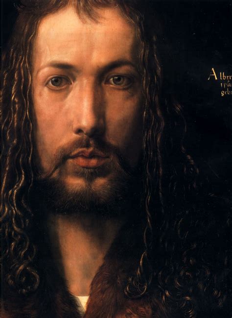 Albrecht Durer: Self Portrait [detail] | Albrecht durer, Portrait ...