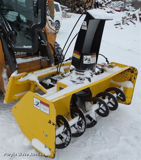 Erskine 1812 skid steer snow blower in Rochester, MN | Item DF9630 sold | Purple Wave