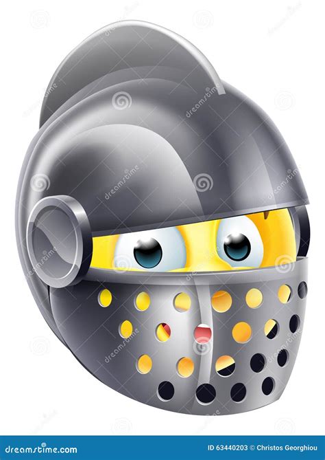 Knight Emoji Emoticon Stock Vector - Image: 63440203