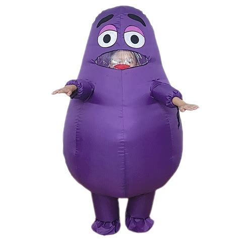 Grimace Costume for Kids Adult Grimaces Birthday Gameboy Halloween Cos – CosWigShop.com