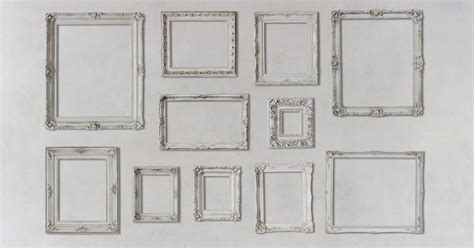 White on White Gallery Wall & Frames