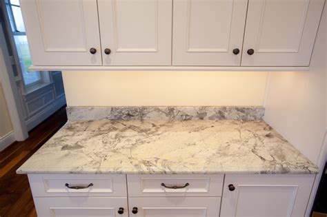 Super White Quartzite Countertops - Traditional - Kitchen - DC Metro - by Granite Grannies