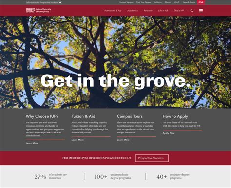 Redesigned IUP Website Launched - Office of Marketing and ...