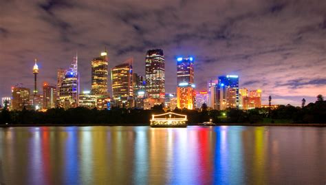 Sydney Australia Skyline night shot HDR | Sydney Skyline nig… | Flickr