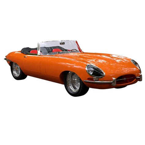 Jaguar E Type Roadster - FlippedNormals