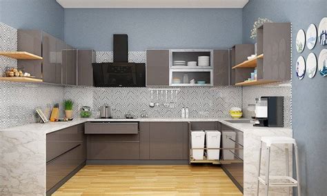 Beautiful Modern U Shaped Kitchen Design Ideas Cafe