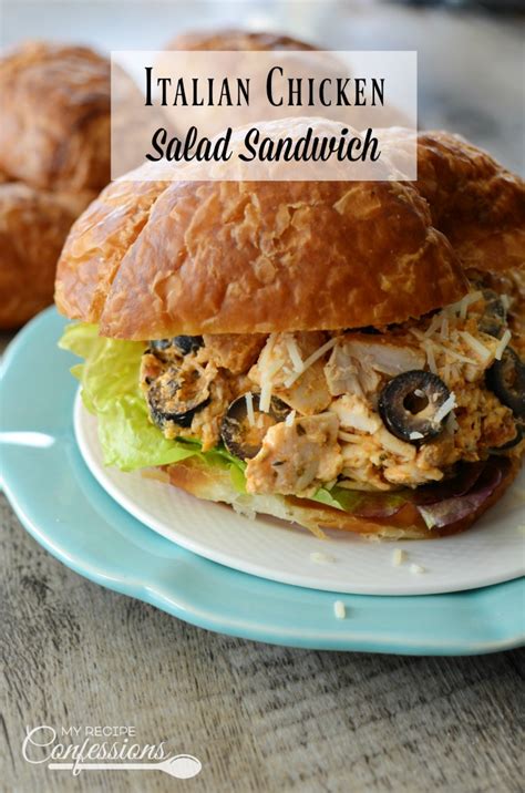 Italian Chicken Salad Sandwich