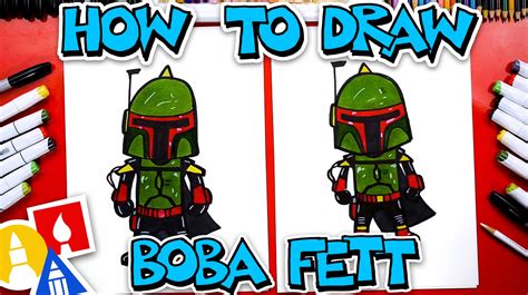 How To Draw Boba Fett - Art For Kids Hub