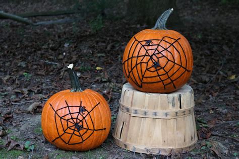 Dress Up Your Halloween Pumpkins in Hand-Sewn Spider Webs