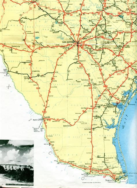 Old Highway Maps Of Texas - South Texas Road Map | Free Printable Maps