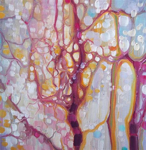 The Dryad's tree - an art nouveau landscape Painting by Gill Bustamante ...