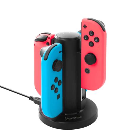 Nintendo Switch Joy-Con USB Dock Charging Station, by Insten 4 in 1 Joy Con Controller Charger ...