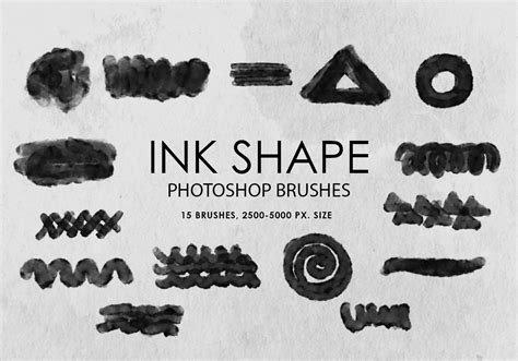 Free Ink Shape Photoshop Brushes - Free Photoshop Brushes at Brusheezy!