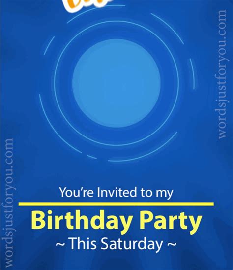 Birthday Invite GIF - 5027 » WordsJustforYou.com - Original Creative Animated GIFs