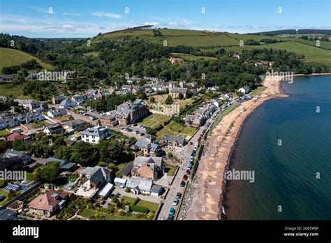 Aerial view of Rosemarkie beach, Rosemarkie, Black Isle, Scotland Stock Photo - Alamy