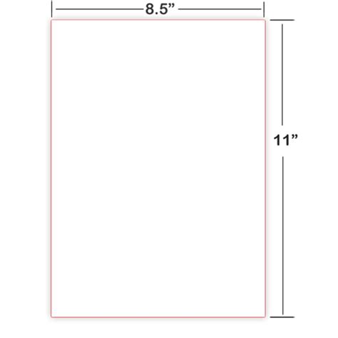 Braille Paper 8.5x11" - Plain Cut Sheet