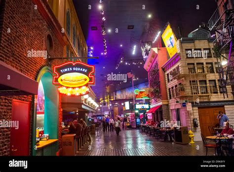 The interior of New York-New York Hotel & Casino in Las Vegas Stock Photo - Alamy