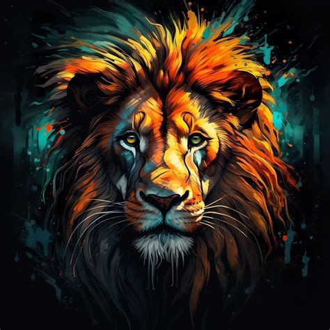 Download Ai Generated Lion Mammal Royalty-Free Stock Illustration Image ...