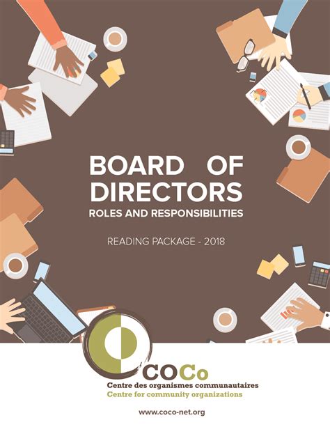 Board of Directors: Roles and Responsibilities - COCo