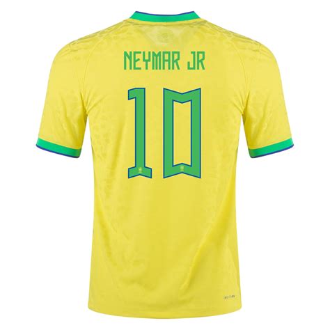 Neymar Brazil 22/23 Authentic Home Jersey - SideJersey