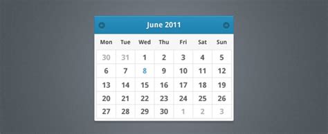 Minimalist Calendar | Design Shack