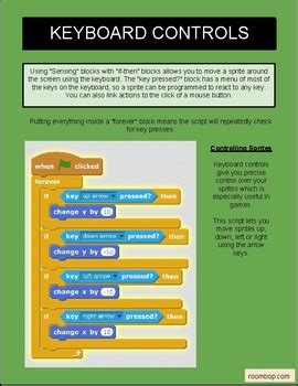 Scratch: Sensing and detecting (Advanced #3) by ROOMBOP | TpT