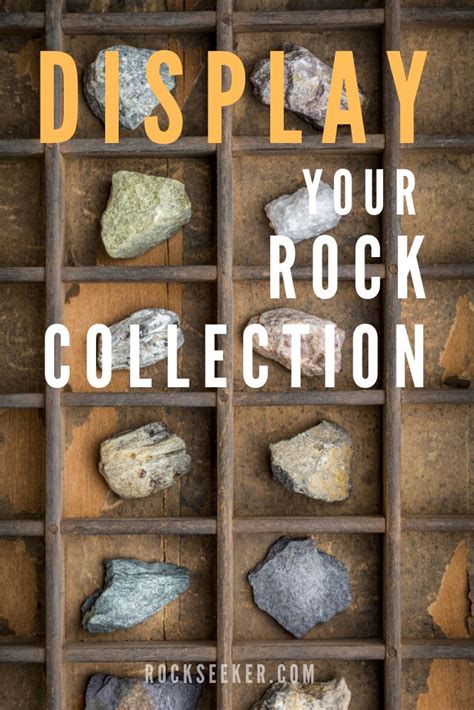 Rock Collection Display Ideas an