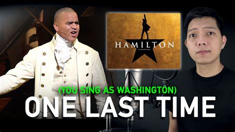 One Last Time (Hamilton Part Only - Karaoke) - Hamilton - YouTube